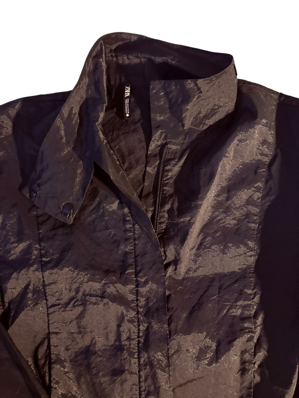 ZARA Funnel Neck Wind Breaker in Sz S - Picture 8 of 12
